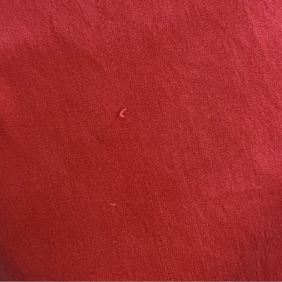 Ellie Tahari silk blend blouse, burnt orange, stretchy ,size Medium - Picture 10 of 10